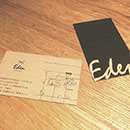 EDEN（ロゴグラフィック・名刺・ショップカード）香取建築デザイン事務所